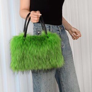 Women's Shoulder Green Handbag